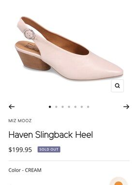 Miz Mooz Slingback Heel